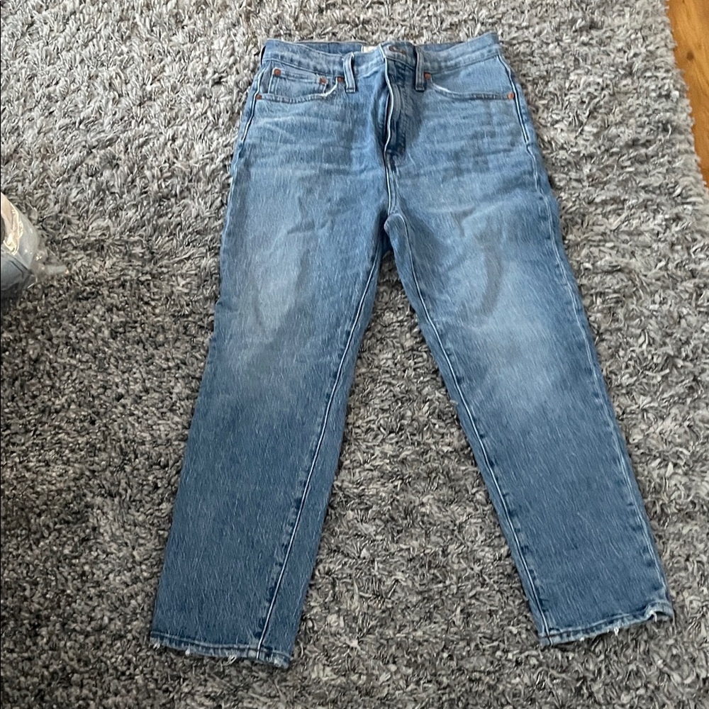 Madewell  Light Blue Straight Jeans, like new